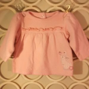 Winter weight pink long sleeve dress